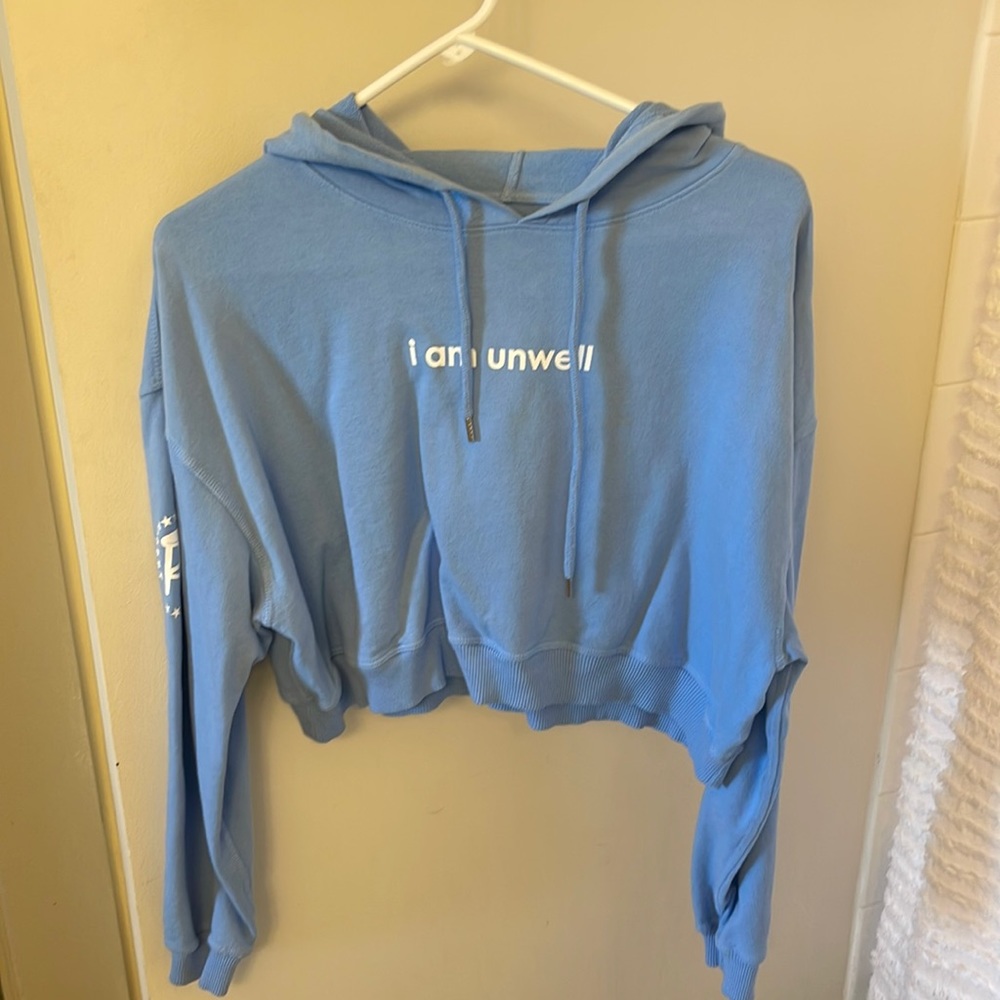 Call her daddy. I am unwell crop sweatshirt